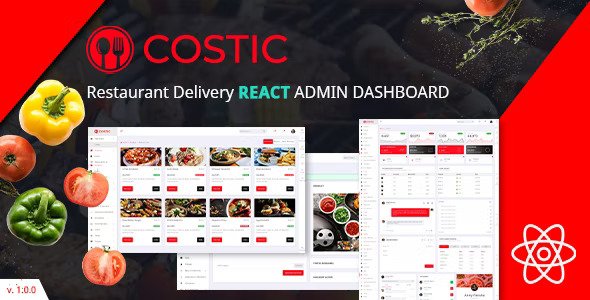 Costic Restaurant Dashboard React Template