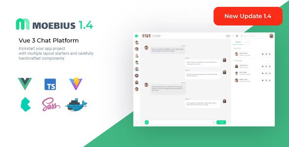 Moebius VueJS Chat Platform UI